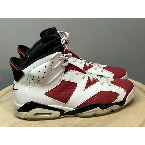Nike Air‎ Jordan 6 Retro OG Mid Carmine 2021 Size 12 CT8529-106 - Picture 1 of 7
